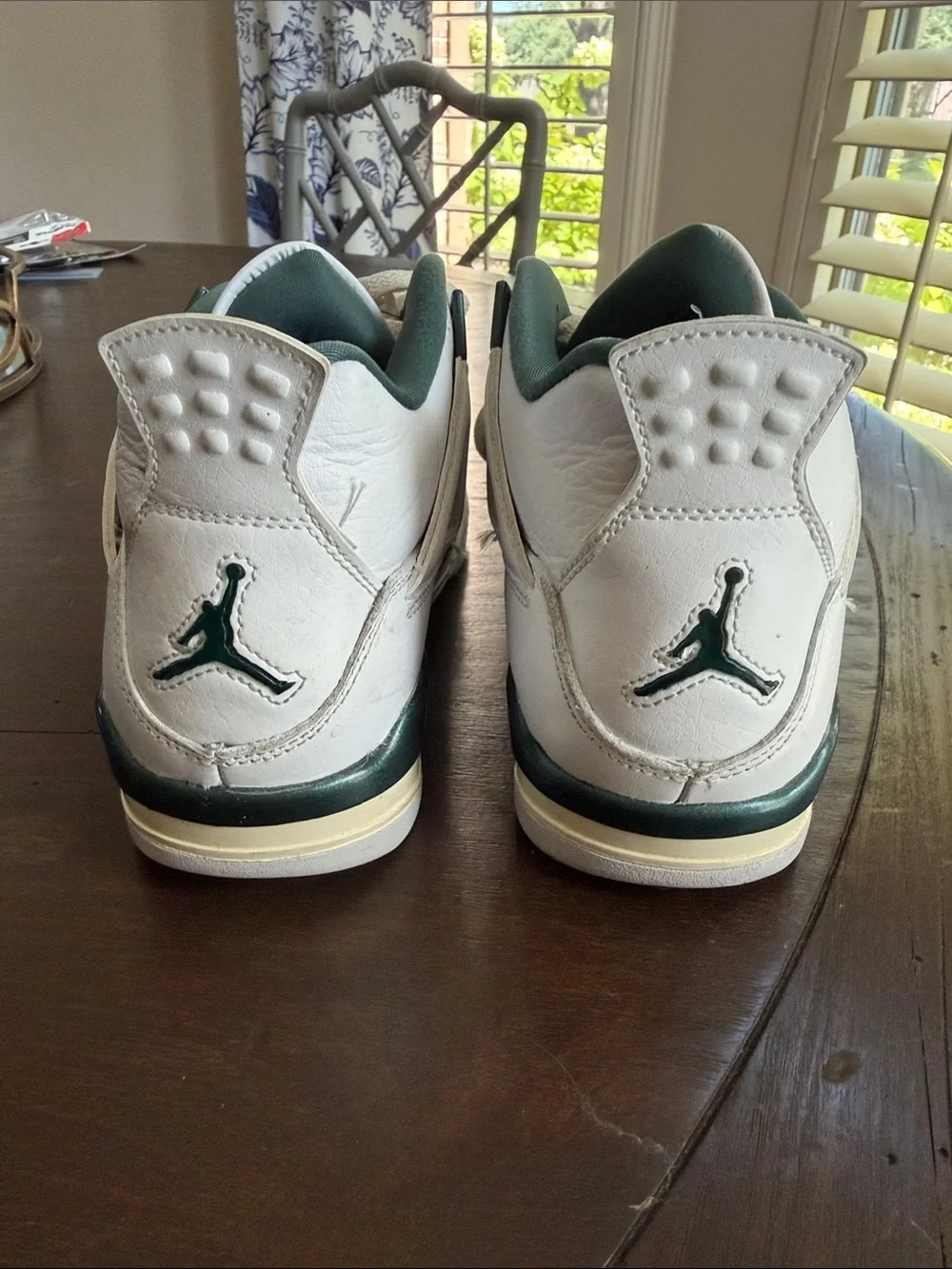 Air Jordan 4 Retro oxidized green boys sneakers-